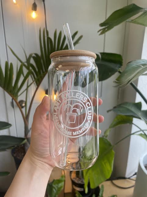 Plant Killers Club - Glass Tumbler Cup