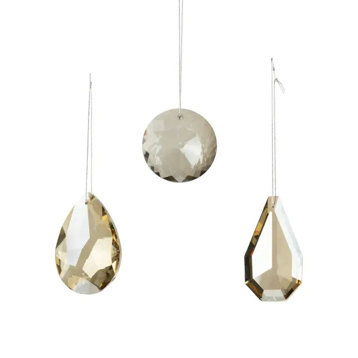 Facet Glass Ornament