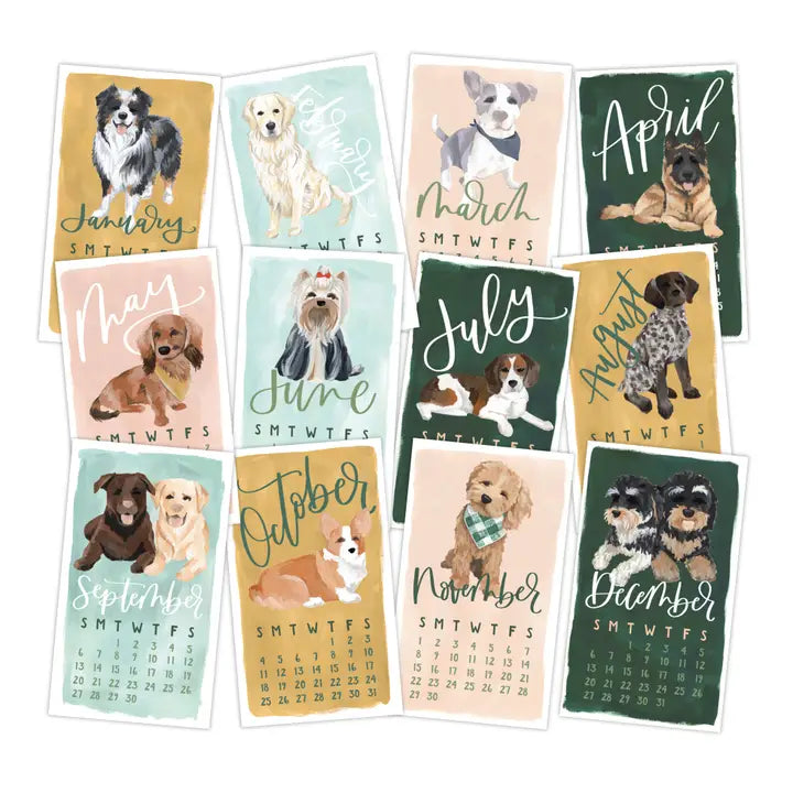 Furry Friends 2026 Desk Calendar