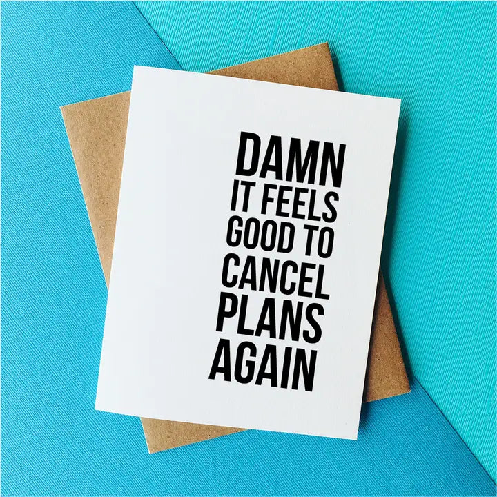 Cancel Plans Card