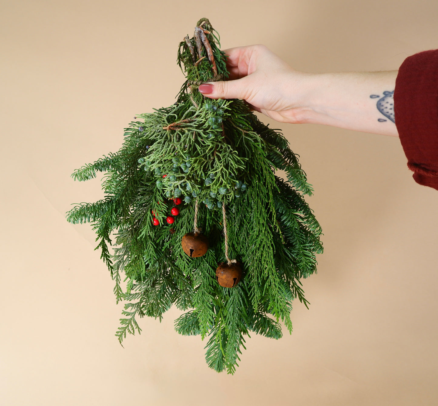 Fresh Greens Door Swag