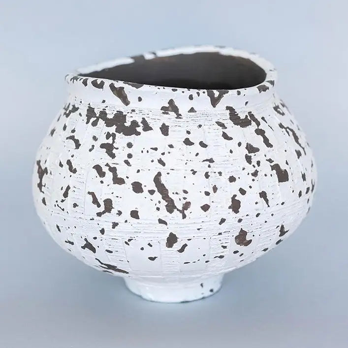 Speckled Cement Pot