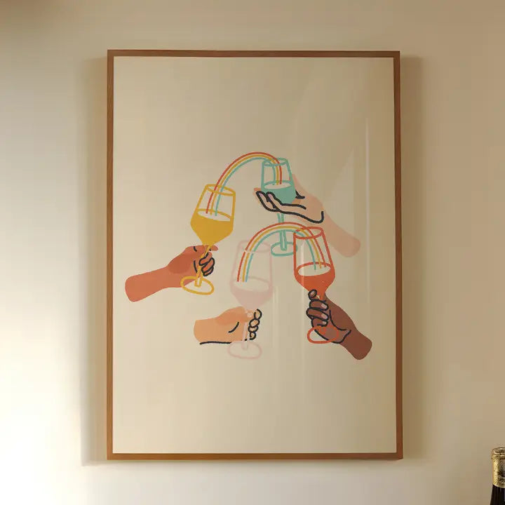 Happy Hour Bar Wall Art by Artbaby & Co