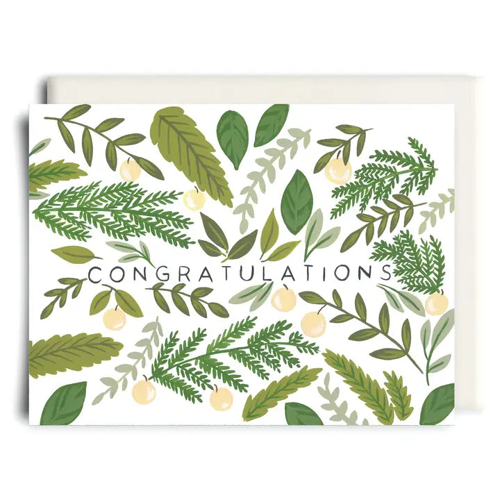 Congrats Foliage Card