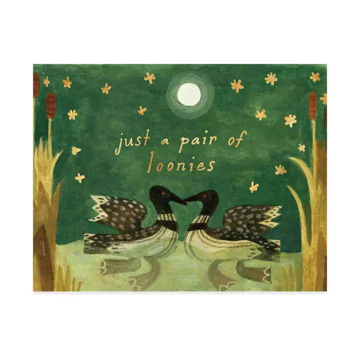 Pair of Loonies Card