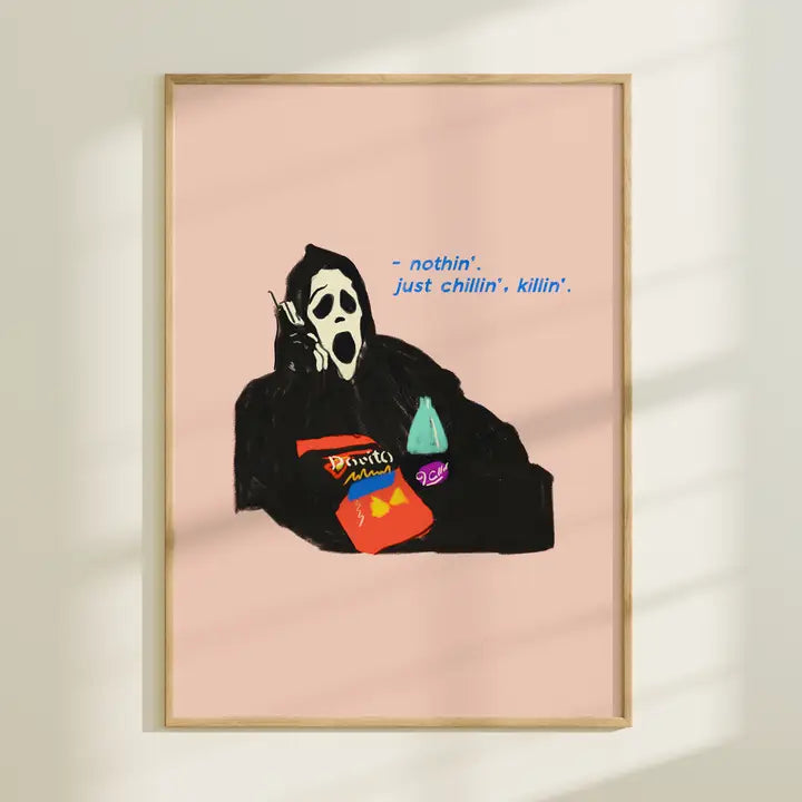 Scary Movie Ghostface Art Print by Artbaby & Co