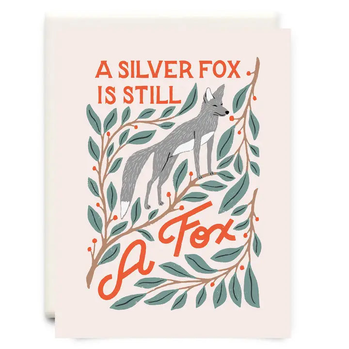 Silver Fox Card