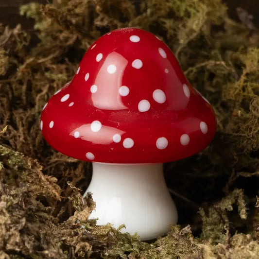 Glass Toadstool Mushroom