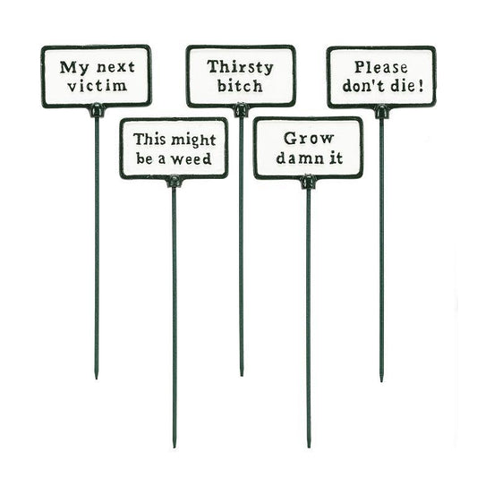 Snarky Plant Signs