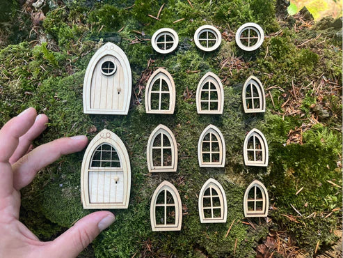 Fairy Door and Window Set