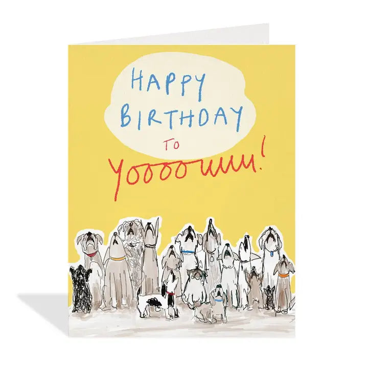 Dog Choir Card