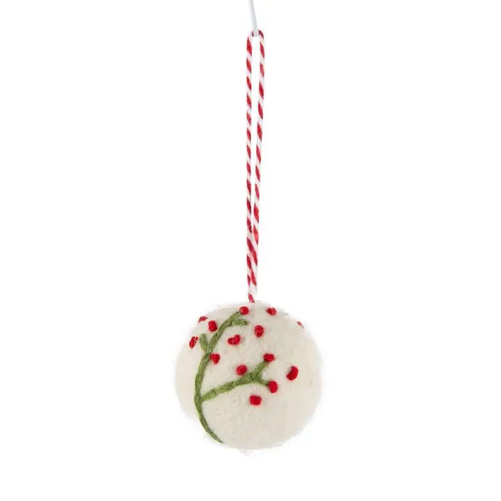 Felt Ball Ornament