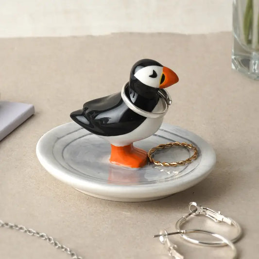 Coastal Living Puffin Ring Dish
