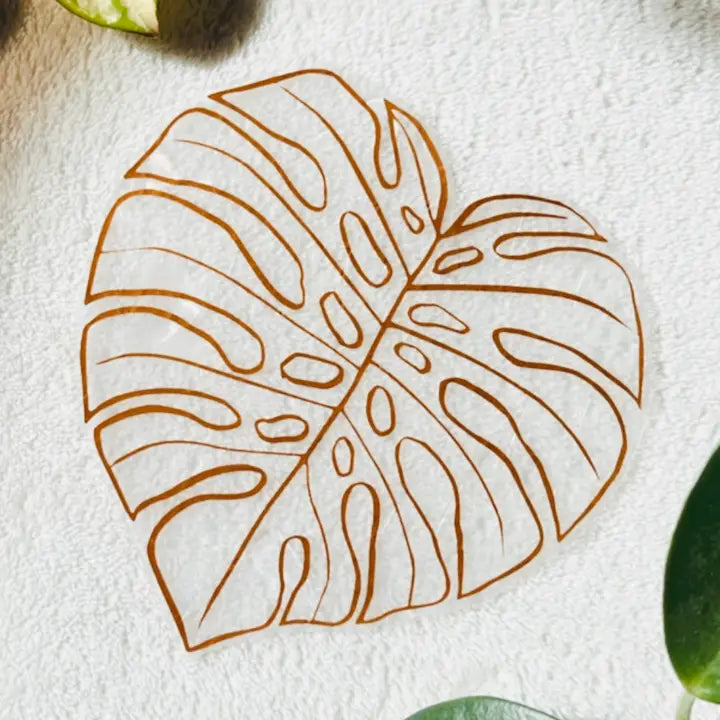 Monstera Leaf Suncatcher