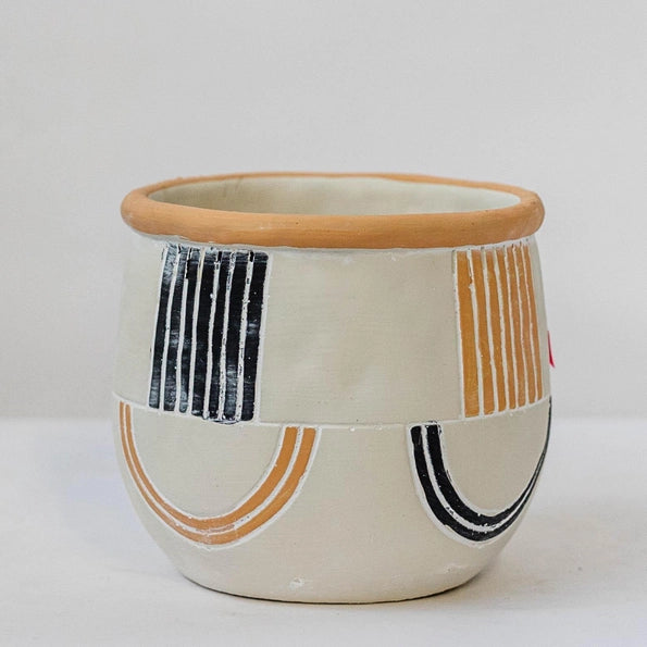 Boho Lines Pot