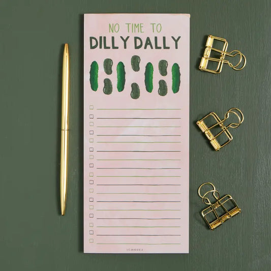 Dilly Dally Pickle Notepad
