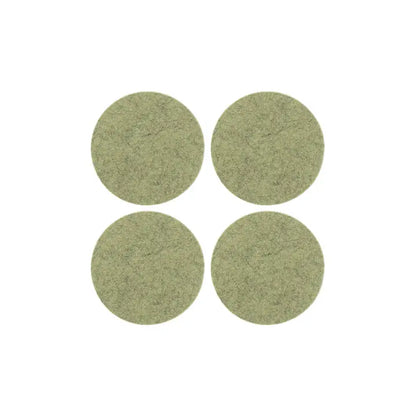 Bierfilzl Merino Wool Felt Round Coaster 4 Pack