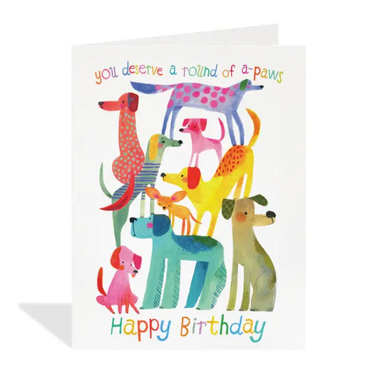 Round of A-Paws Card