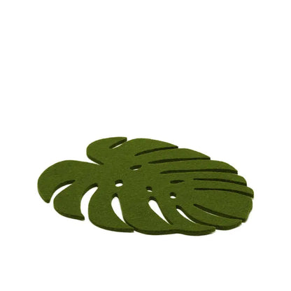 Merino Wool Felt Monstera Leaf