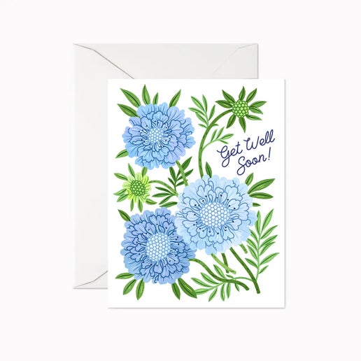 Get Well Floral Card