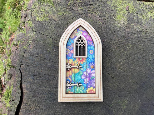 Wooden Fairy Door